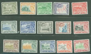 St. Kitts-Nevis #120-134  Single (Complete Set)