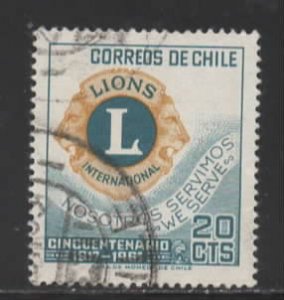 Chile Sc # 364 used (BBC)