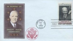 1386 6c EISENHOWER 1969 - Overseas Mailer