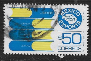 Mexico #1133 50p Export Emblem and Books