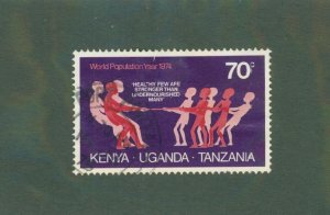 KENYA UGANDA TANZANIA 297 USED BIN $0.50