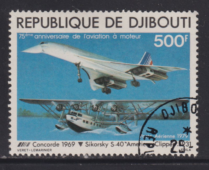 Djibouti C126 Concorde & Sikorsky S-40 1979