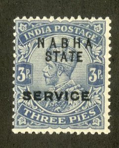 INDIA-NABHA STATE O27 MH BIN $1.00