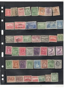 NEWFOUNDLAND COLLECTION ON STOCKSHEET MINT/USED