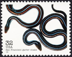 U.S. #3105k 32¢ MNH (Endangered Species: San Francisco Garter Snake)