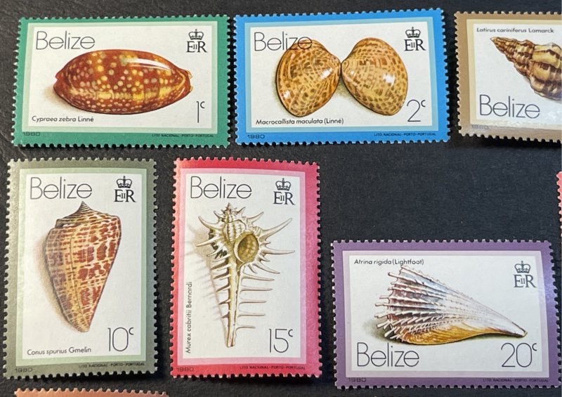 BELIZE # 471-487--MINT/NEVER HINGED---COMPLETE SET---1980