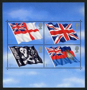 MS2206 2001 Flags & Ensigns miniature sheet UNMOUNTED MINT/MNH