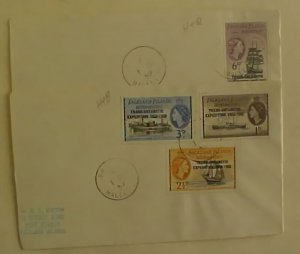 FALKLAND ISLANDS  TRANS ANTARTIC EXPEDITION HALLEY 1959 TWO DIFF. COVERS