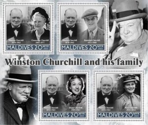 Stamps. Winston Churchill  2023 year 1+1 sheets NEW