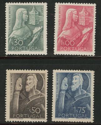 PORTUGAL Scott 689-692 MNH**  1948 St. John de Brito set