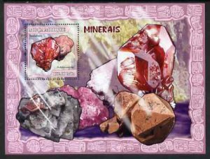 Mozambique MNH S/S Precious Minerals Sciences 2007