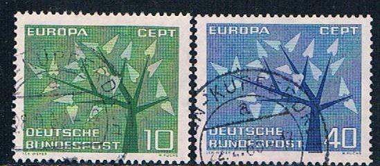 Germany 852-53 Used set Europa 1962 (GI0604P171)+