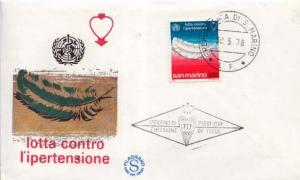 San Marino, First Day Cover, United Nations Related