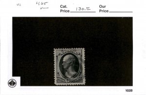 United States Postage Stamp, #165 Used, 1873 Hamilton (AB)