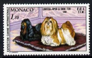 Monaco 1980 International Dog Show 1f 30 unmounted mint, ...