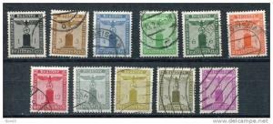 Germany 1942 Mi 155-165 Dienstmarken Used CV 260 Euro