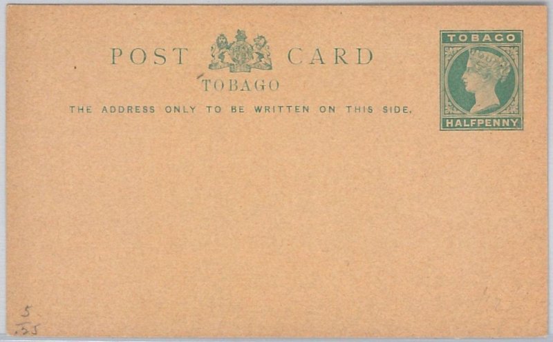 40128 - TOBAGO - POSTAL STATIONERY CARD: Higgings & Gage # 5