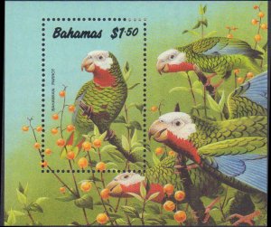 Bahamas #700-704, Complete Set(5), 1990, Birds, Hinged