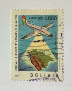 Bolivia 1962 Scott C243 used - 2000b,  Armed Forces Commemoration