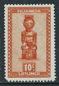 Ruanda Urundi, Sc #90, 10c MH