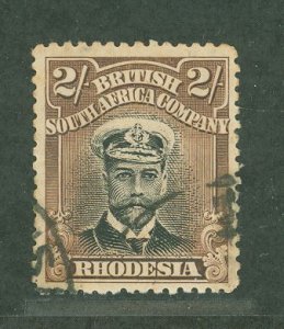 Rhodesia (1890-1923) #132v  Single