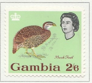 1953 Gambia 2s6d MH* Stamp A4P40F40112-