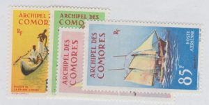Comoro Islands Scott #61-62,C10-C11 Stamp - Mint Set