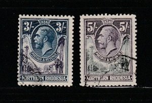 Northern Rhodesia 13-14 U King George V (A)