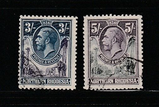 Northern Rhodesia 13-14 U King George V (A)