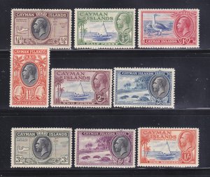 Cayman Islands 85-93 MNH Various