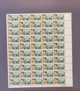 1133, Soil Conservation, Mint Sheet, CV $18.50