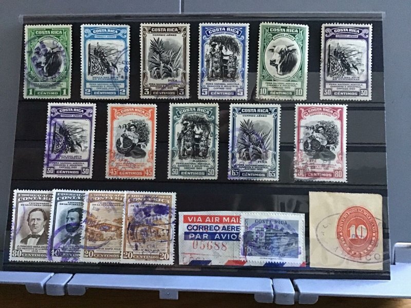 Costa Rica  vintage   stamps   R26544