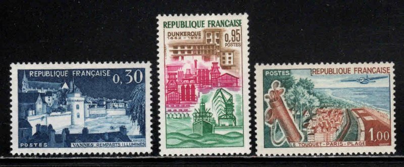 France # 1025-27 ~ Cplt Set of 3 ~ Unused, HM