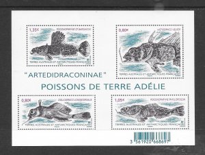 FRENCH SOUTHERN ANTARCTIC TERRITORY #546 FISH MNH