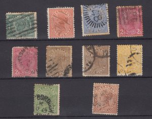 Queensland QV 1890 Complete Set To 2/- Used BP6031