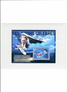 COMORES - FAMOUS PLANES - M/S - MNH