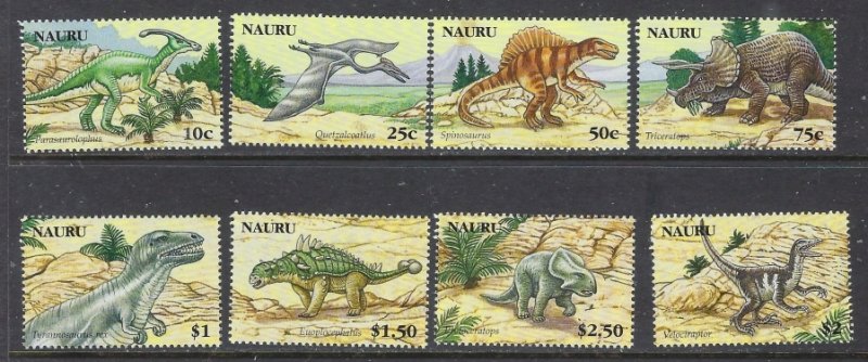 Nauru 556-63 MNH 2006 Dinosaurs