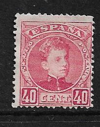 SPAIN  282  NO GUM, KING ALFONSO XIII ISSUE 1905