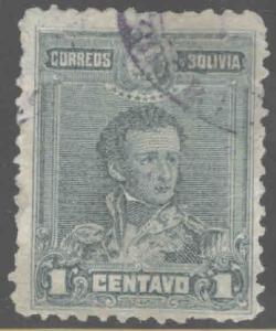 Bolivia Scott 62 Used 1899 stamp