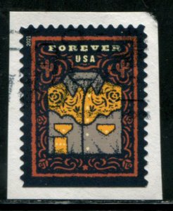 5618 US (55c) Western Wear SA, used on paper