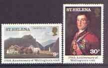 ST. HELENA - 1980 - Wellington's Visit - Perf 2v Set - Mint Never Hinged