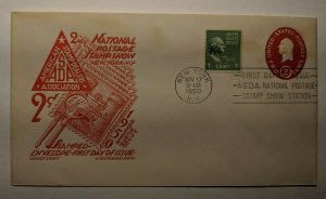 1952 American Stamp Dealers Association New York FDC Illustrated Cover