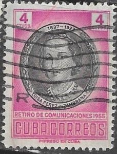 Cuba 554: 4c Luisa Perez de Zambrana, used, F-VF