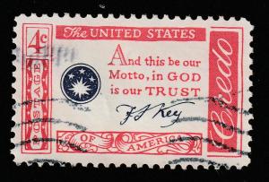 SC# 1142 - (4c) - American Credo: Key, used single