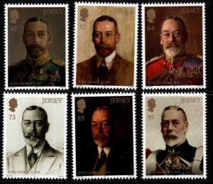 JERSEY SG2034/9 2016 THE ROYAL LEGACY OF QUEEN VICTORIA AND KING GEORGE V MNH