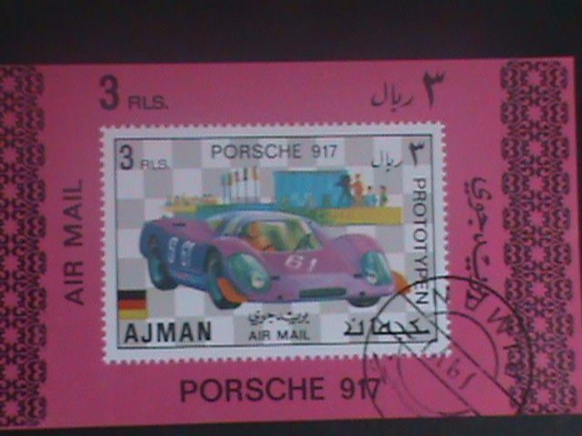 AJAMAN-1971-PORSCHE 917-RACE CAR-CTO-S/S-VF- LAST ONE HARD TO FIND  CTO SHEET