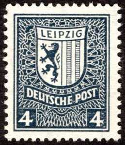 1946, Germany, West Saxony, 4pf, MH, Sc 14N16