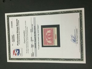 MOMEN: US STAMPS #627 MINT OG NH PSE GRADED CERT SUP-98