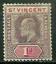 Saint Vincent # 72, Mint Hinge  =
