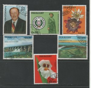 Thematic Stamps Others - PARAGUAY 1983 Anniversaries 6v used